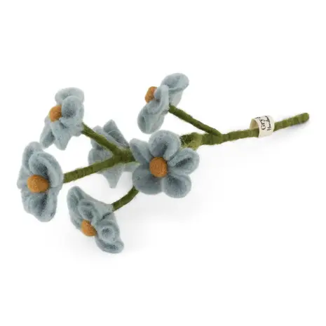 Gry & Sif Gry & sif - bloem vergeet me nietje - light blue