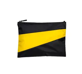 Susan Bijl Susan Bijl - the new pouch large - black & sunflower