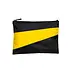 Susan Bijl - the new pouch large - black & sunflower Susan Bijl - the new pouch large - black & sunflower