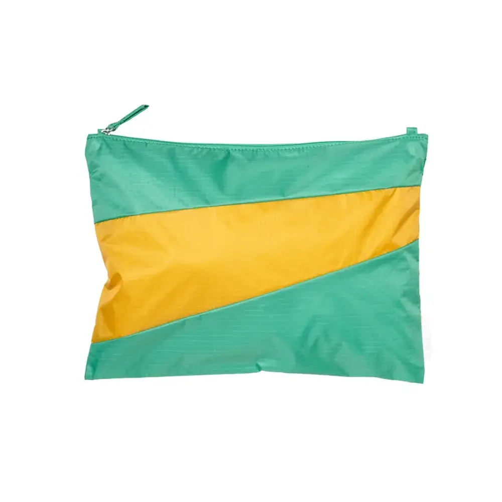 Susan Bijl Susan Bijl - the new pouch large - holly green & calendula