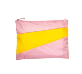 Susan Bijl Susan Bijl - the new pouch large - pink panther & sunflower