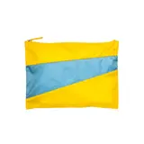 Susan Bijl Susan Bijl - the new pouch large - sunflower & ocean