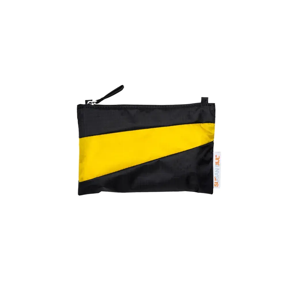 Susan Bijl Susan Bijl - the new pouch small - black & sunflower