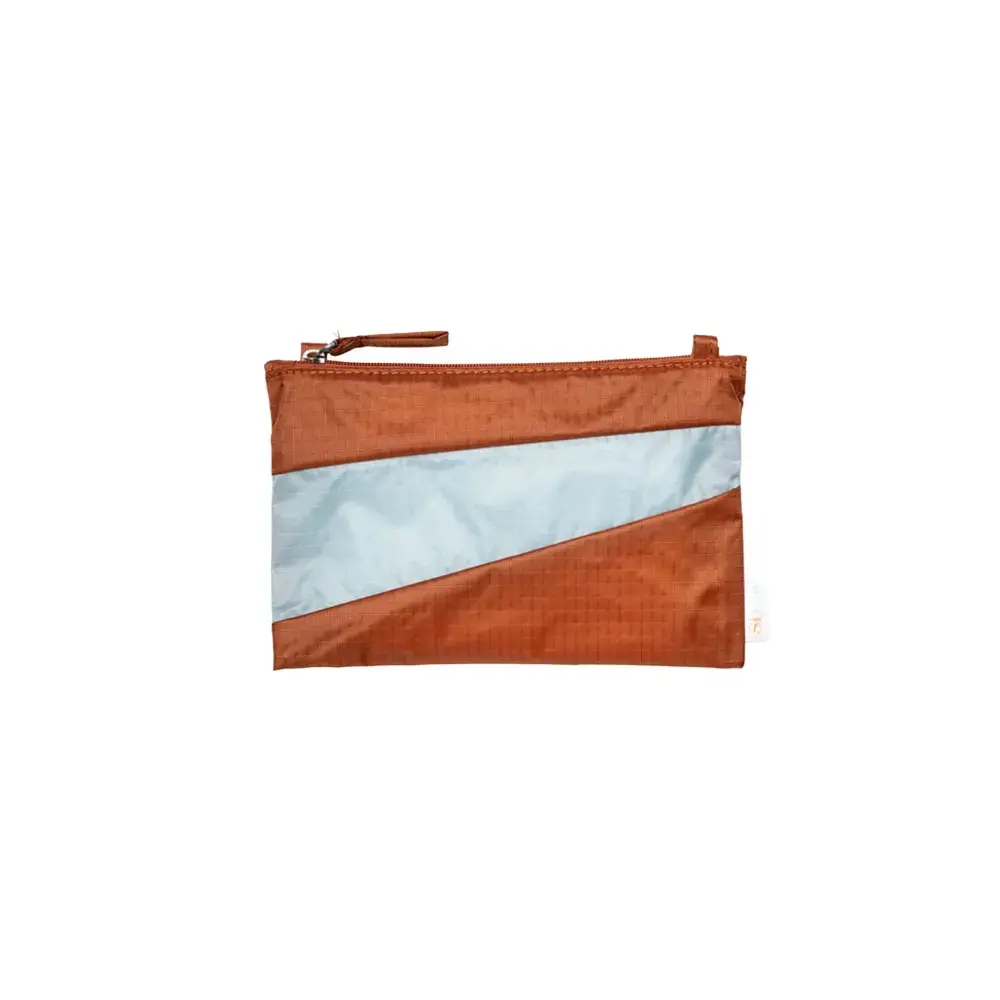 Susan Bijl Susan Bijl - the new pouch small - cinnamon & surf spray