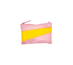 Susan Bijl Susan Bijl - the new pouch small - pink panther & sunflower