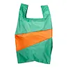 Susan Bijl Susan Bijl - the new shopping bag large - holly green & orange