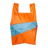 Susan Bijl Susan Bijl - the new shopping bag large - orange & ocean