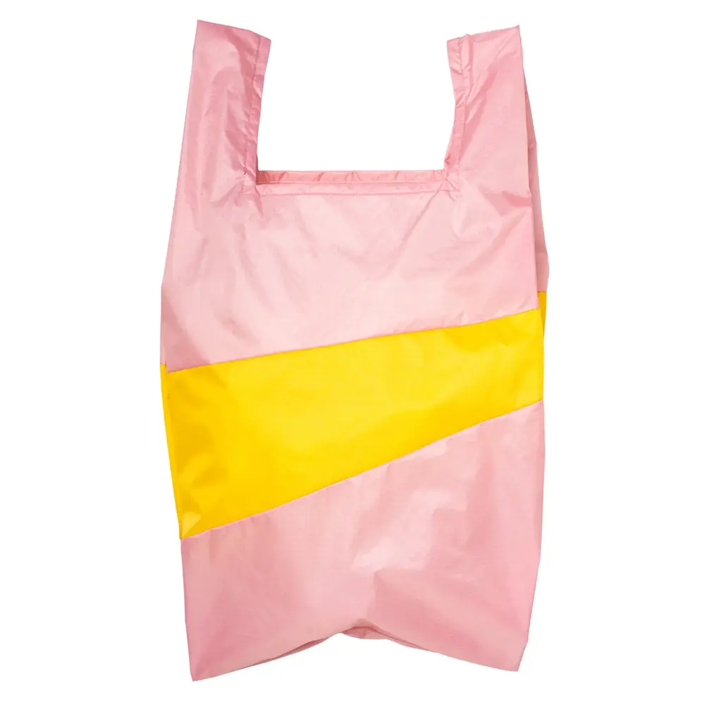 Susan Bijl Susan Bijl - the new shopping bag large - pink panther & sunflower