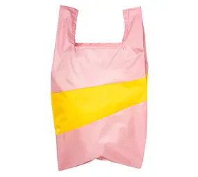 Susan Bijl Susan Bijl - the new shopping bag large - pink panther & sunflower
