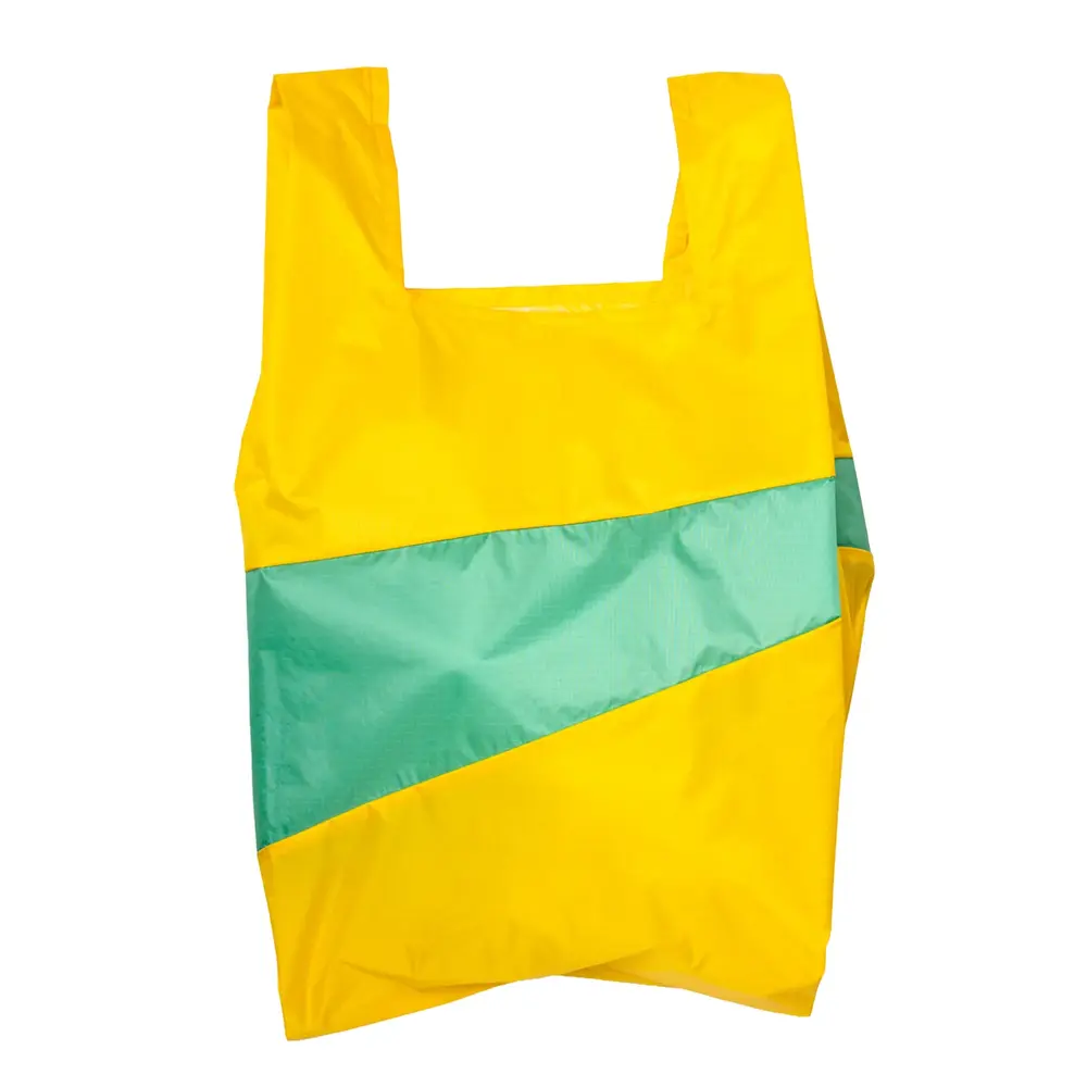 Susan Bijl Susan Bijl - the new shopping bag large - sunflower & holly green