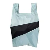 Susan Bijl Susan Bijl - the new shopping bag large - surf spray & black