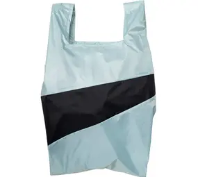 Susan Bijl Susan Bijl - the new shopping bag large - surf spray & black