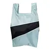 Susan Bijl Susan Bijl - the new shopping bag large - surf spray & black