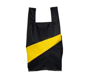 Susan Bijl Susan Bijl - the new shopping bag medium - black & sunflower