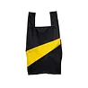 Susan Bijl Susan Bijl - the new shopping bag medium - black & sunflower