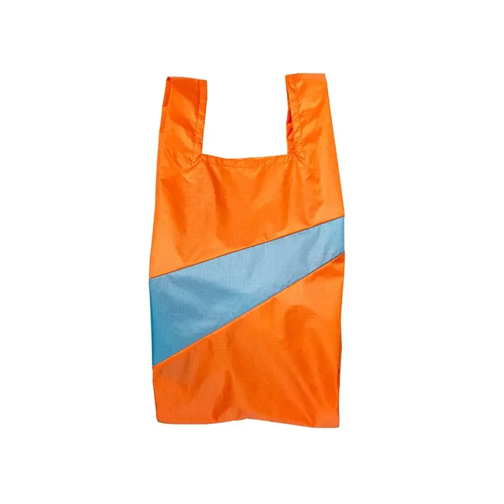 Susan Bijl Susan Bijl - the new shopping bag medium - orange & ocean