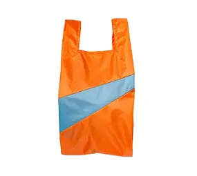 Susan Bijl Susan Bijl - the new shopping bag medium - orange & ocean