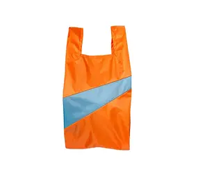 Susan Bijl Susan Bijl - the new shopping bag medium - orange & ocean