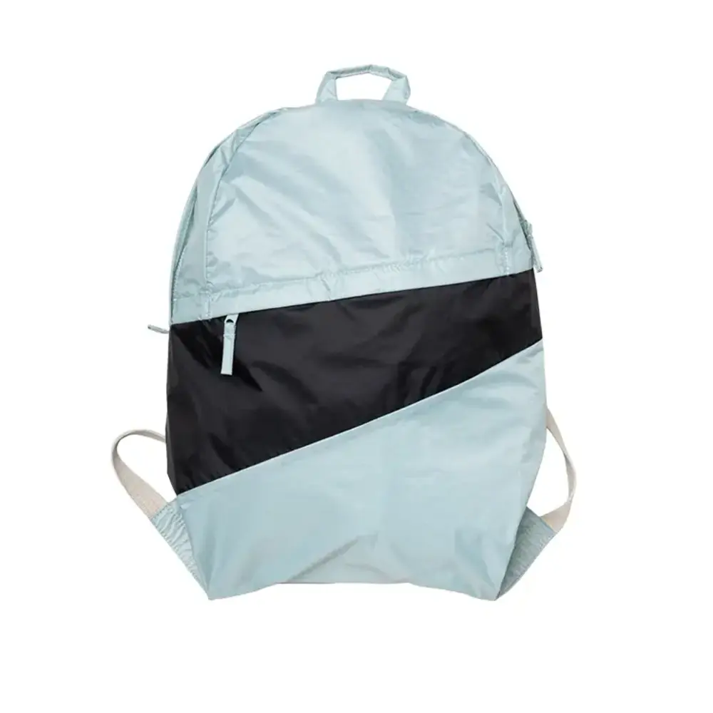 Susan Bijl Susan Bijl - the new foldable backpack large - surf spray & black