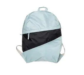 Susan Bijl Susan Bijl - the new foldable backpack large - surf spray & black