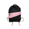 Susan Bijl Susan Bijl - the new foldable backpack medium - black & pink panther