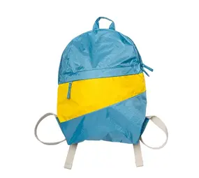Susan Bijl Susan Bijl - the new foldable backpack medium - ocean & sunflower