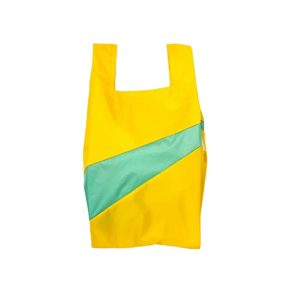 Susan Bijl Susan Bijl - the new shopping bag medium - sunflower & holly green