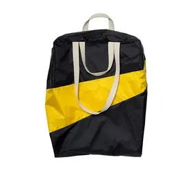 Susan Bijl Susan Bijl - the new stash bag large - black & sunflower