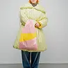 Susan Bijl Susan Bijl - the new shopping bag large - pink panther & sunflower