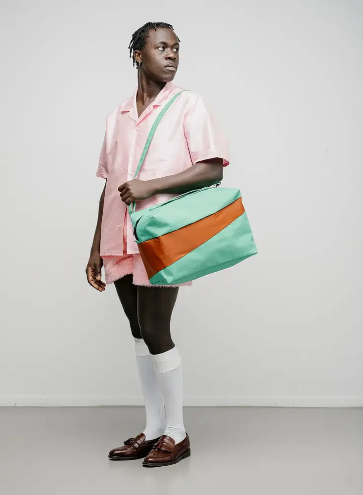 Susan Bijl Susan Bijl - the new 24/7 bag - holly green & cinnamon