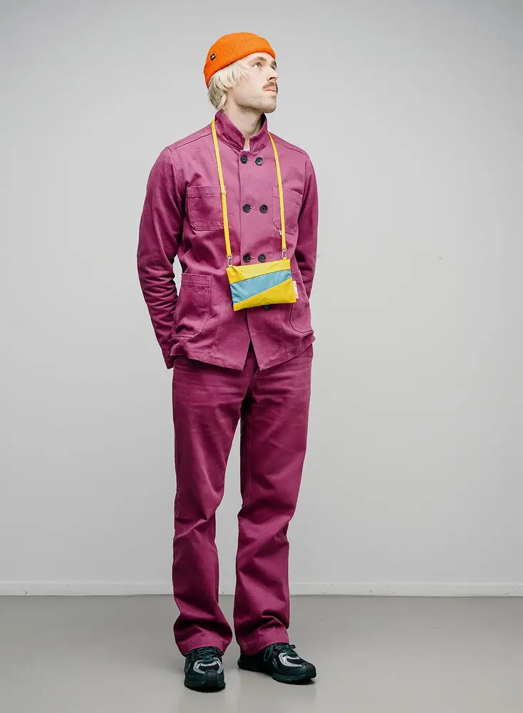 Susan Bijl Susan Bijl - the new pouch small - sunflower & ocean