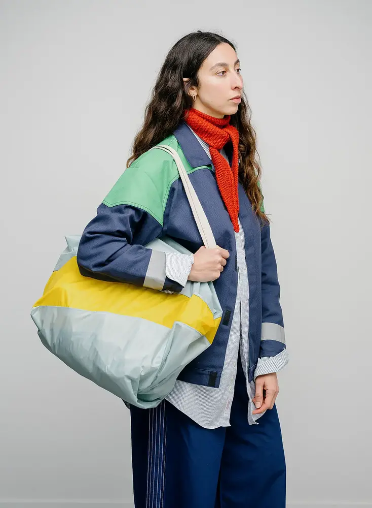 Susan Bijl Susan Bijl - the new trash bag large - surf spray & sunflower