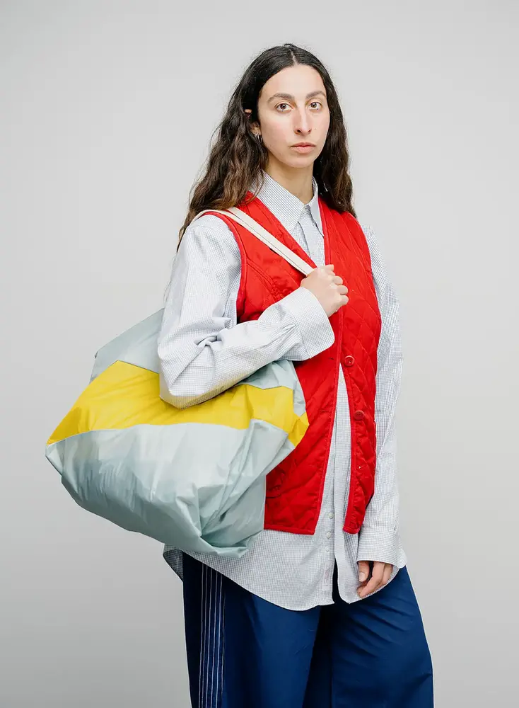 Susan Bijl Susan Bijl - the new trash bag large - surf spray & sunflower