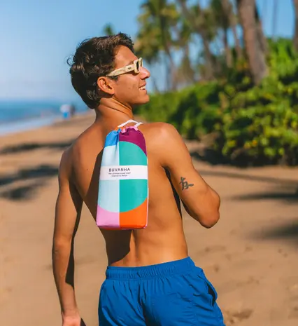 Buvanha Buvanha - reishanddoek (160 x 80 cm) - belize 01