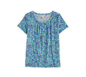 Seasalt Seasalt - appletree t-shirt - painty bluebell sail