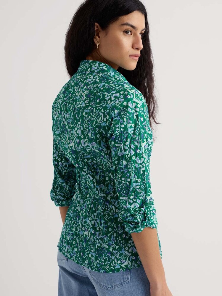 Seasalt Seasalt - larissa shirt - woodland floral dark stem