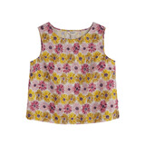 Seasalt Seasalt - colour study top - painted asters chalk