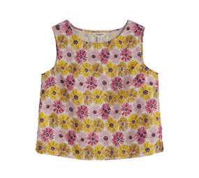 Seasalt Seasalt - colour study top - painted asters chalk