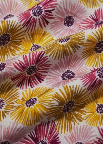 Seasalt Seasalt - colour study top - painted asters chalk