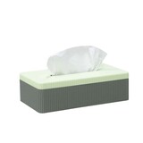 Wavy Wavy - tissuebox - muted green/mint matt Wavy Wavy - tissuebox - muted green/mint matt