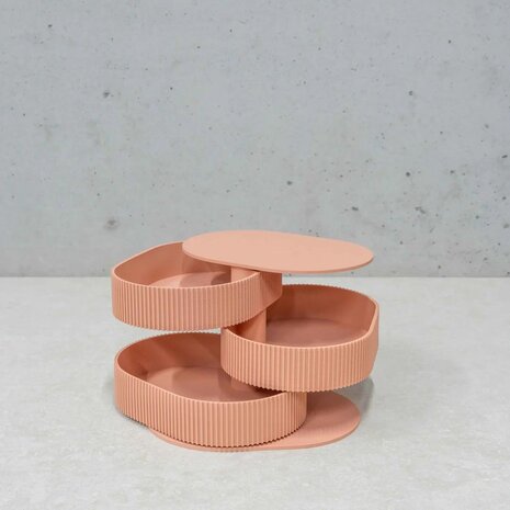 Wavy Wavy - sieraden organizer - sandy blush