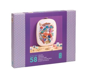 Djeco Atelier Grands Augustins - borduren met kralen - lagoon (atelier 58) Djeco Atelier Grands Augustins - borduren met kralen - lagoon (atelier 58)