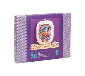 Djeco Atelier Grands Augustins - borduren met kralen - lagoon (atelier 58)