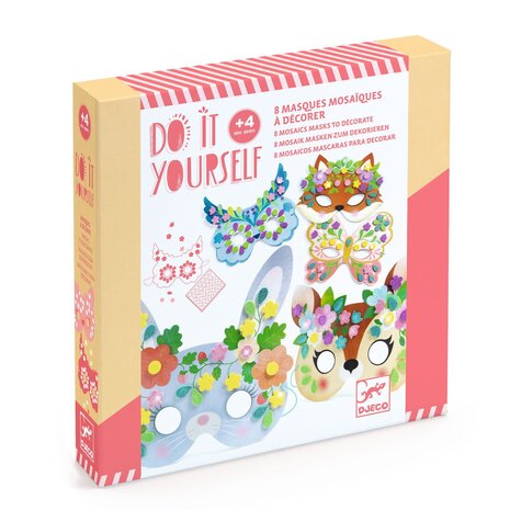Djeco Djeco - diy maskers - bosdieren