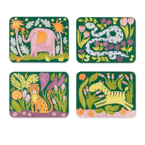 Djeco Djeco - schilderijtjes met pallet - wilde dieren