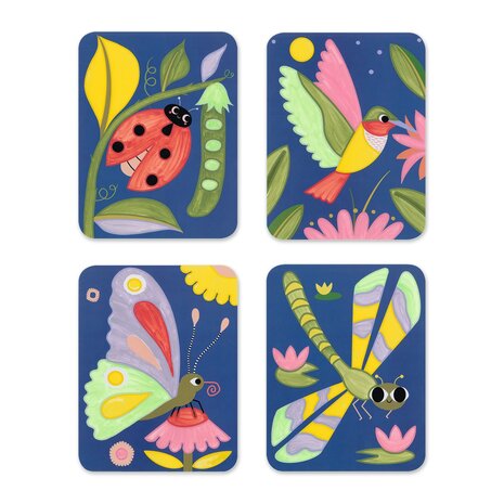 Djeco Djeco - schilderijtjes met pallet - kleine beestjes