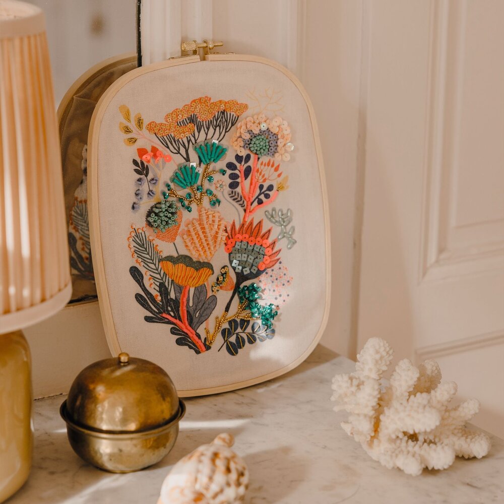 Djeco Atelier Grands Augustins - borduren met kralen - lagoon (atelier 58)