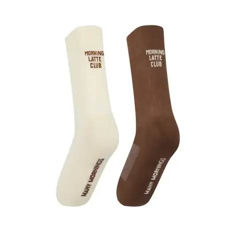 Many mornings Many mornings - sportsokken - latte club Many mornings Many mornings - sportsokken - latte club