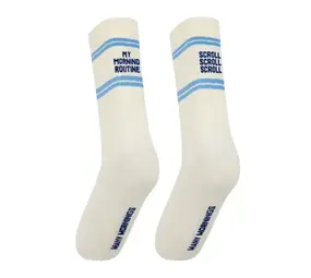 Many mornings Many mornings - sportsokken - scroll routine