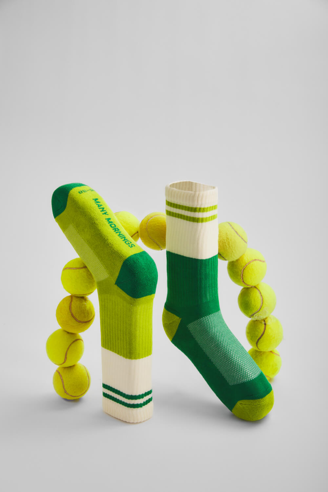 Many mornings Many mornings - sportsokken - green groove